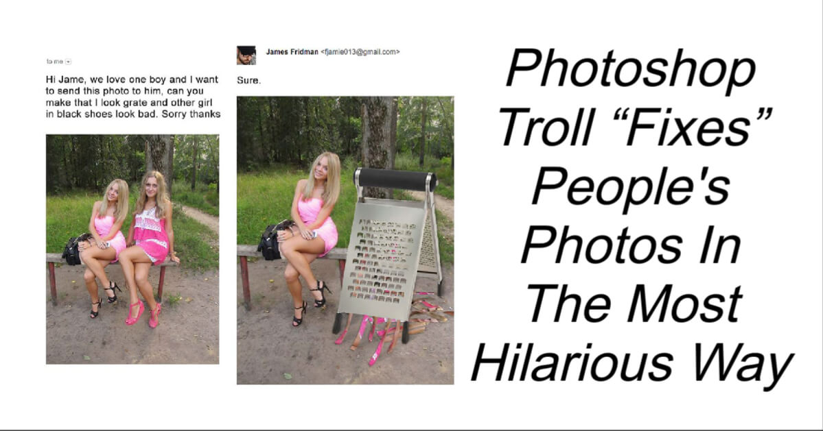 Photoshop Troll Fixes People S Photos