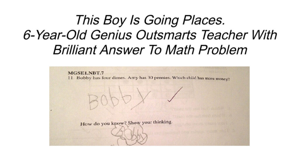 6-Year-Old Genius Outsmarts Teacher