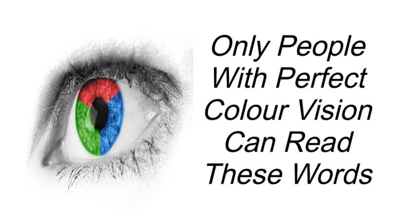 Only People With Perfect Colour Vision