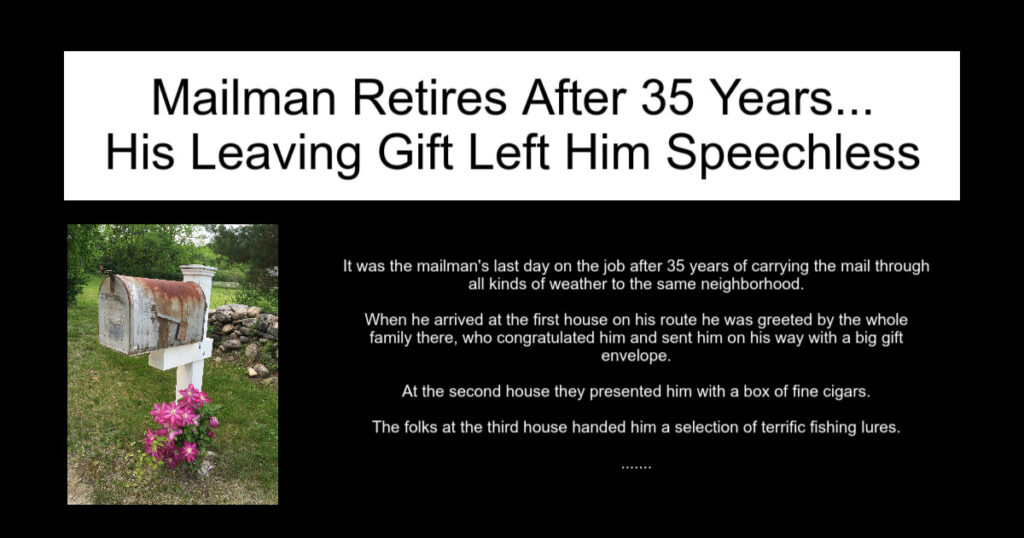 Mailman Retires After 35 Years