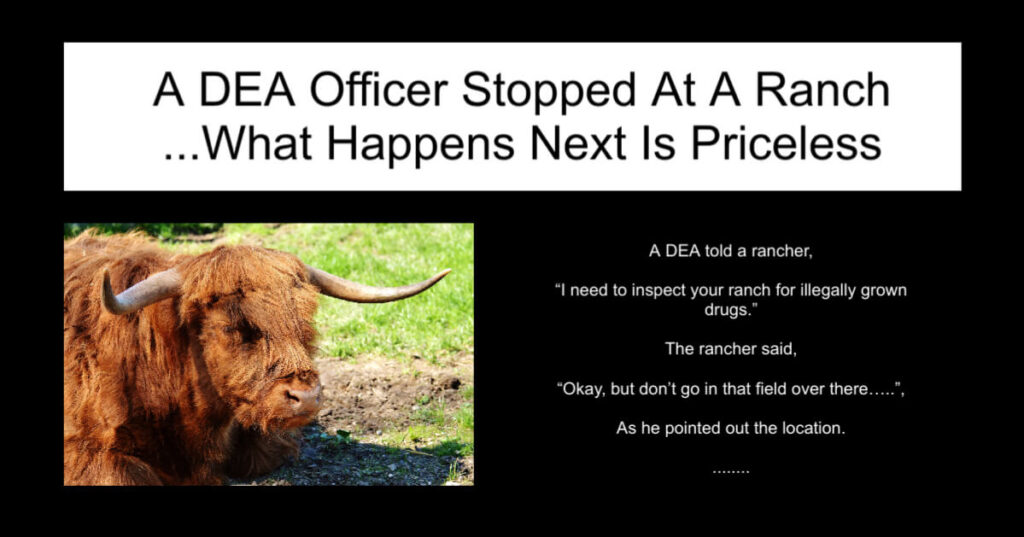 A DEA Officer Stopped At A Ranch