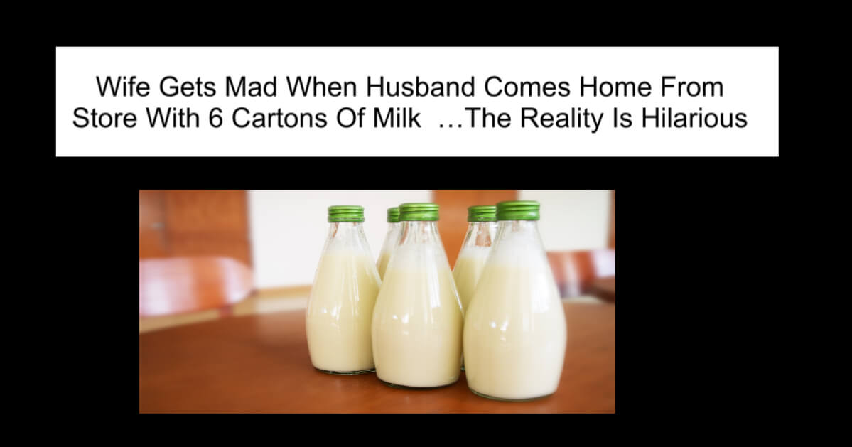 6 Cartons Of Milk