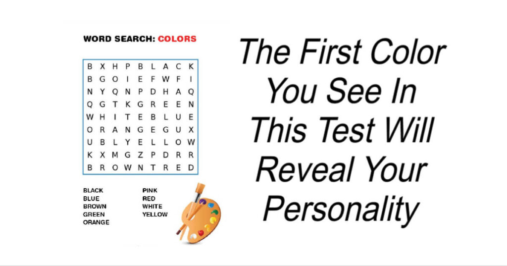 The First Color You See In This Test Will Reveal Your Personality