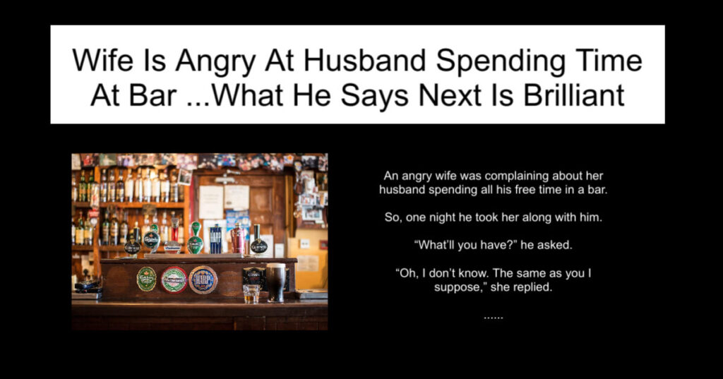 Wife Is Angry At Husband