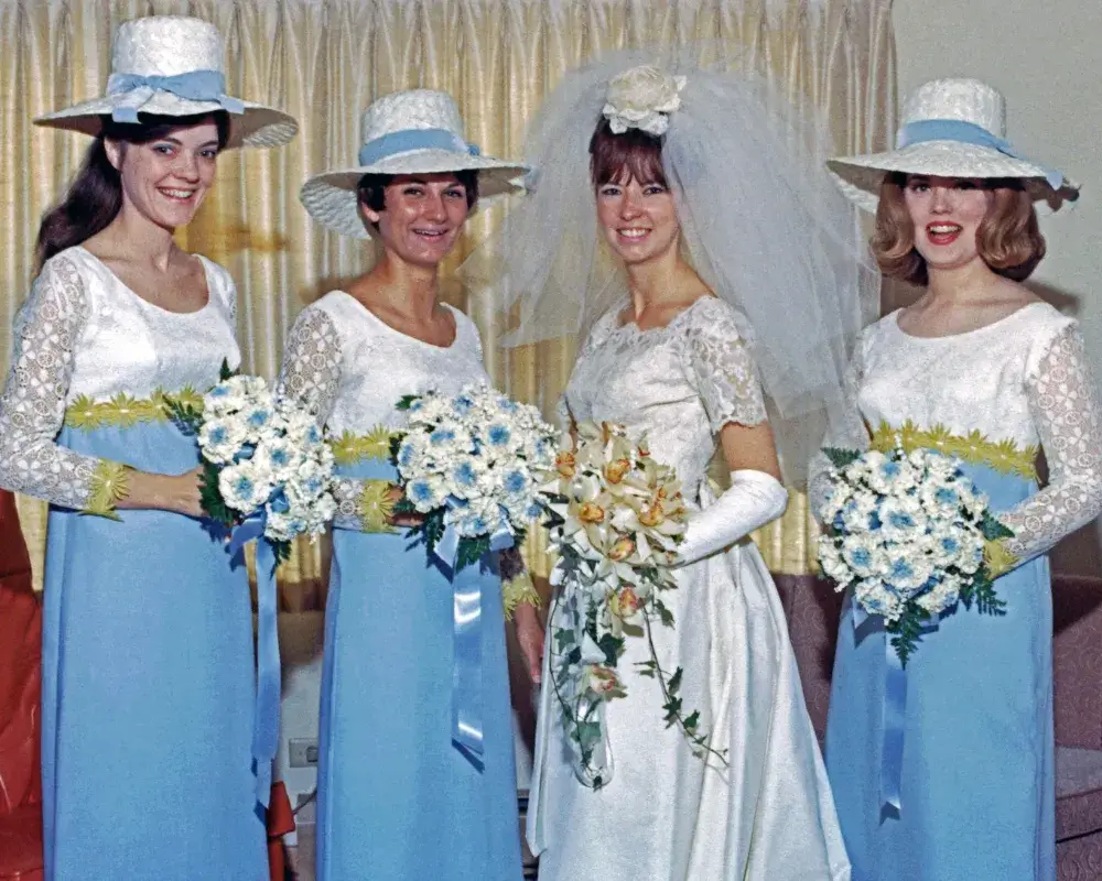 Horrendously Bad Vintage Bridesmaid Dress Choices 9847