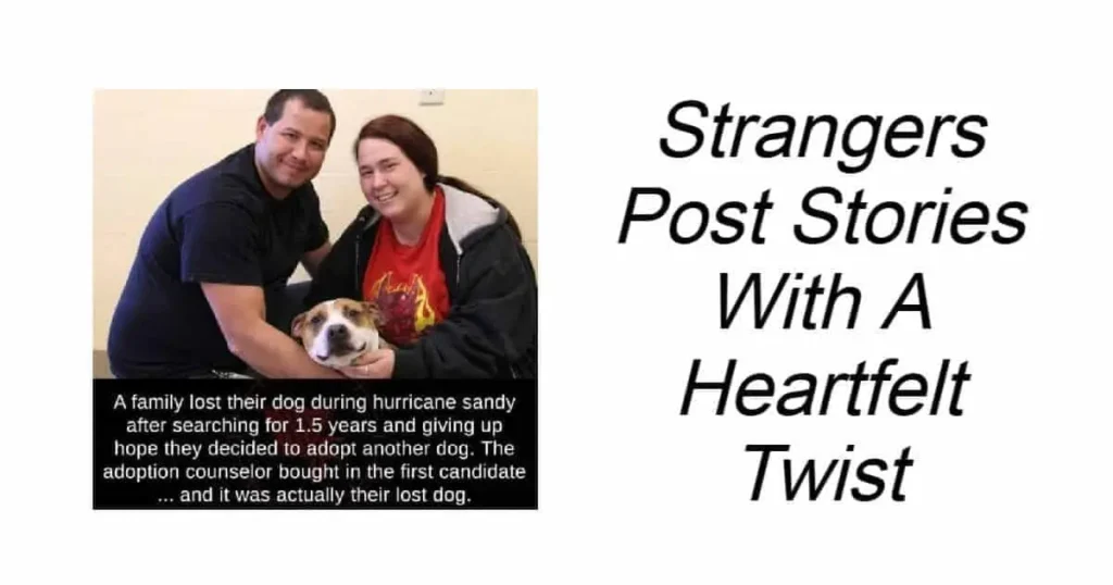 Strangers Post Stories With A Heartfelt Twist