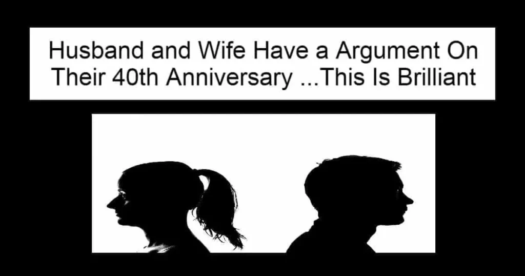 Husband and Wife Have a Argument