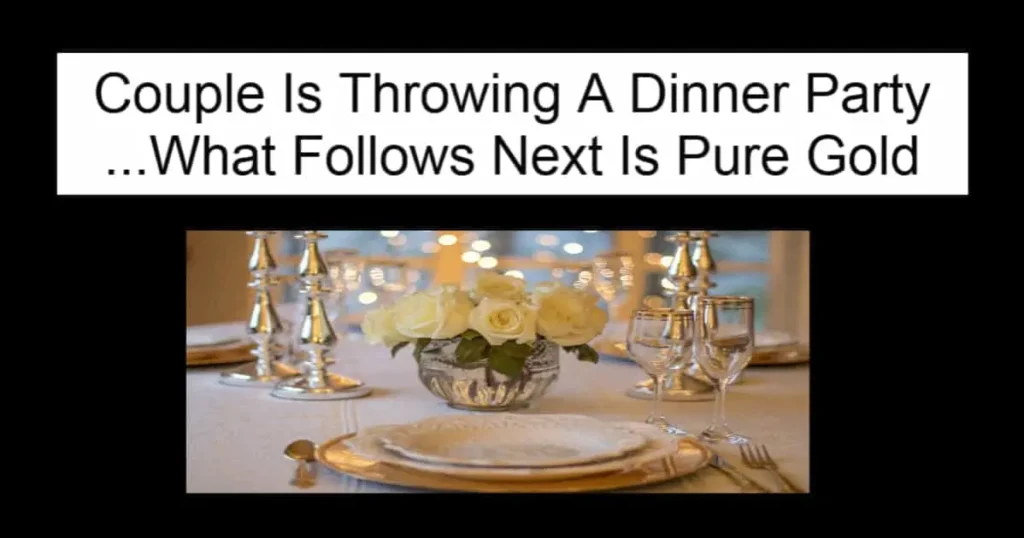 Couple Is Throwing A Dinner Party