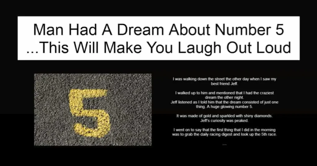 Man Had A Dream About Number 5