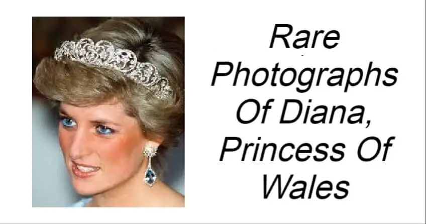 Rare Photographs Of Diana Princess Of Wales