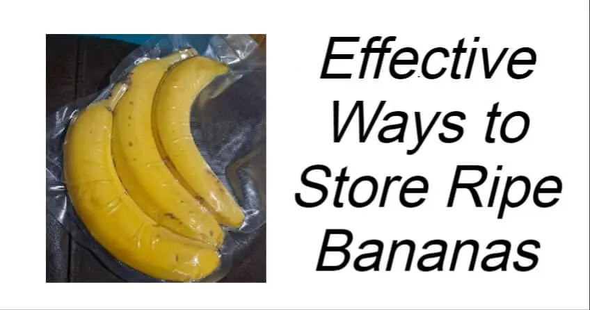 Effective Ways to Store Ripe Bananas