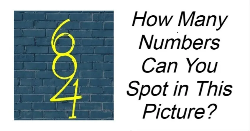 How Many Numbers Can You Spot in This Picture