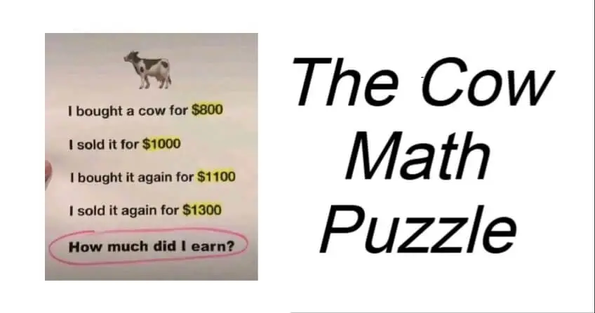 The Cow Math Puzzle