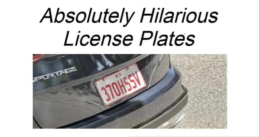 Absolutely Hilarious License Plates