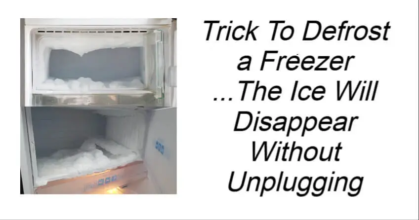 Trick To Defrost a Freezer