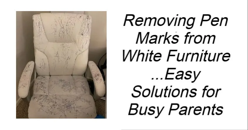 Removing Pen Marks from White Furniture