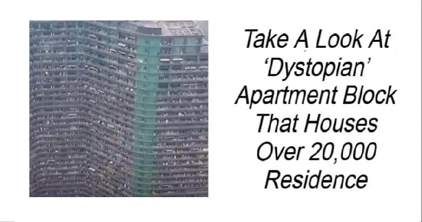 Take A Look At Dystopian Apartment Block