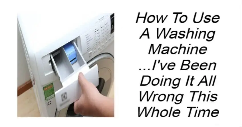 How To Use A Washing Machine