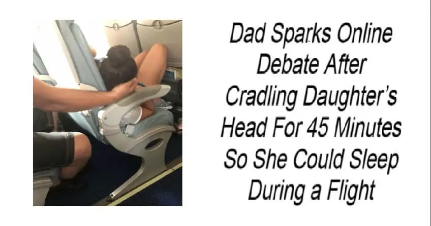 Dad Sparks Online Debate After Flight